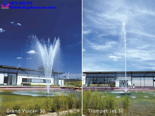 Vòi phun nước tạo hình Trumpet Jet 30 và Grand Vulcan 30