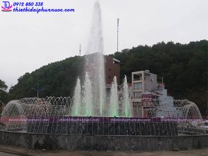 Đài phun nước nghệ thuật tại Vân Đồn - Quảng Ninh