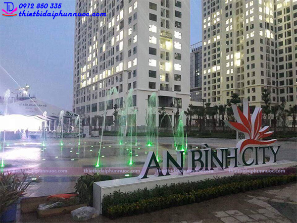 Đài phun nước âm sàn khu đô thị An Bình city 1