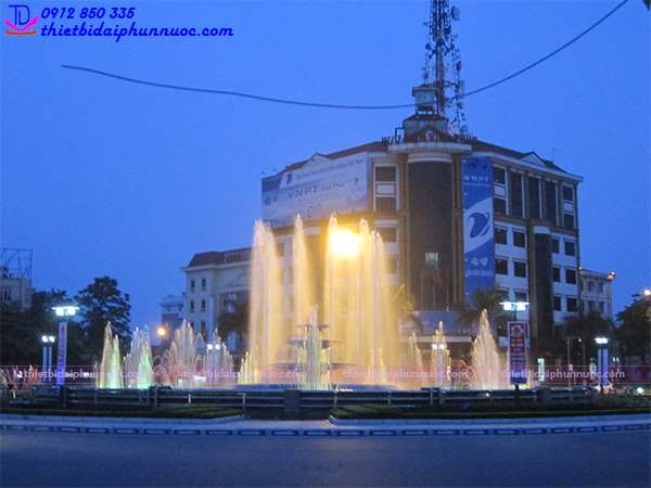 Đài phun nước thành phố Vĩnh Yên 1