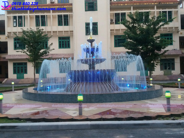 Đài phun nước trụ sở công an tỉnh Phú Thọ 1
