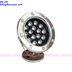 Đèn âm nước 15W đổi màu/đơn sắc dạng đế 2