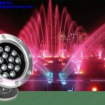 Đèn âm nước 15W đổi màu/đơn sắc dạng đế 4