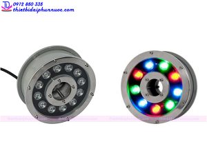 Đèn âm nước dạng bánh xe 9w