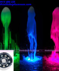 Đèn âm nước dạng bánh xe 9W đổi màu 1