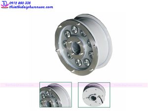 Đèn âm nước dạng bánh xe 9W đổi màu 2