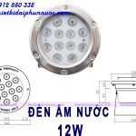 Đèn Led âm nước 12W dạng đế 2