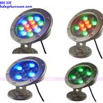 Đèn Led âm nước 12W đổi màu 4