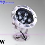 Đèn Led âm nước 9W đổi màu 3