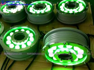 Đèn Led âm nước dạng bánh xe 18W đổi màu 4