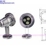 Đèn Led dưới nước 3W đổi màu 3