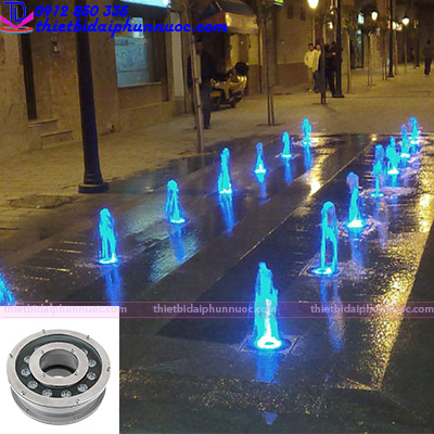 Đèn Led dưới nước dạng bánh xe 36W đổi màu 1