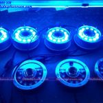 Đèn Led dưới nước dạng bánh xe 36W đổi màu 4