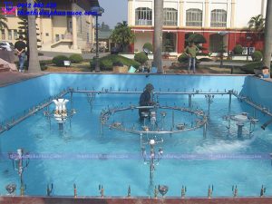 Thi công đài phun nước trụ sở công an Quảng Ninh 8