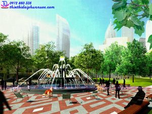 Đài phun nước hình tròn 10