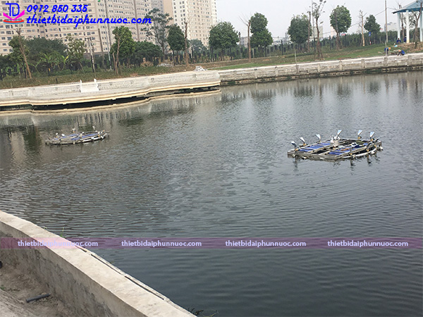 Đài phun nước phao nổi 18