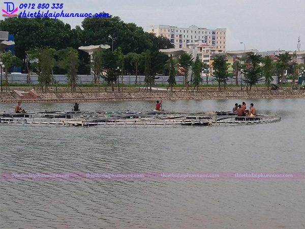 Đài phun nước phao nổi 8