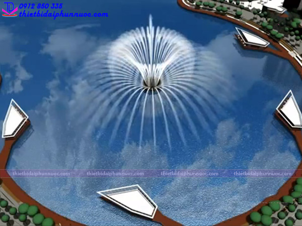 Hệ thống phun nước phao nổi 3