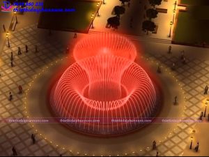 Mẫu đài phun nước 3D 34