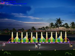 Mẫu đài phun nước 3D 36