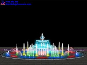 Mẫu đài phun nước D30m 3