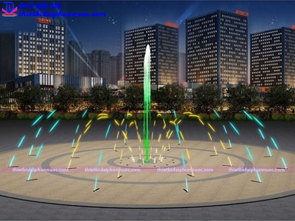 Mẫu sàn phun nước lập trình 8
