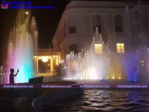 Thi công nhạc nước khách sạn Hoàng Nhâm 18