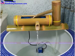 Cách làm đài phun nước bằng tre 1