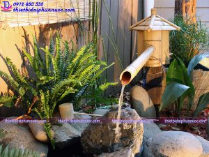 Cách làm đài phun nước bằng tre 11