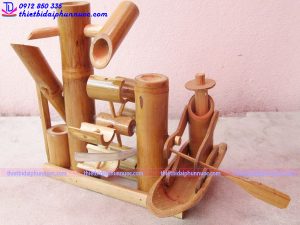 Cách làm guồng nước bằng tre 4