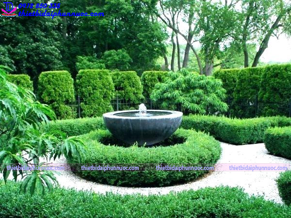 Bảng vòi phun nước tiểu cảnh cho sân vườn đẹp