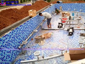 Đài phun nước hình bán nguyệt 1