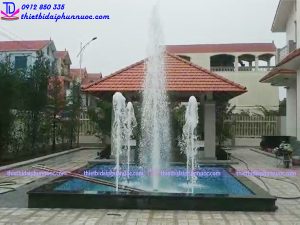 Đài phun nước khuôn viên biệt thự 5