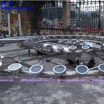 Thi công đài phun nước giữa hồ 4