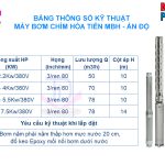 Báo giá bơm chìm đài phun nước - Máy bơm nhạc nước MBH 3