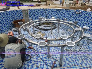 Đài phun nước trung tâm tổ chức sự kiện Hà Thanh 8