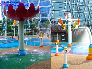 Sân chơi phun nước cho công viên 14