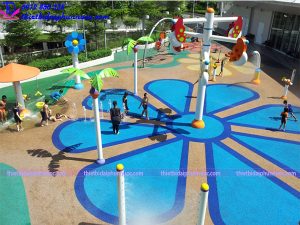 Sân chơi phun nước cho công viên 15