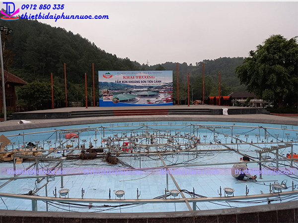 Sửa chữa hệ thống nhạc nước khu sinh thái Hải Thượng 8