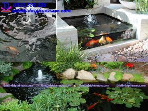 Đèn trang trí hồ cá Koi ngoài trời 6