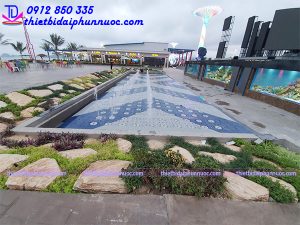 Quảng trường nhạc nước bãi biển khu đô thị Phương Đông 10