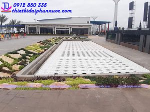 Quảng trường nhạc nước bãi biển khu đô thị Phương Đông 6