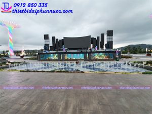 Quảng trường nhạc nước bãi biển khu đô thị Phương Đông 9