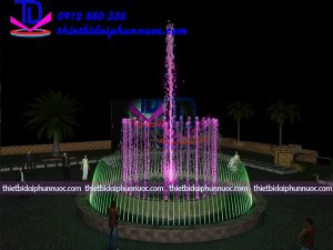 Thiết kế nhạc nước 3D cho quảng trường thành phố Huế 1