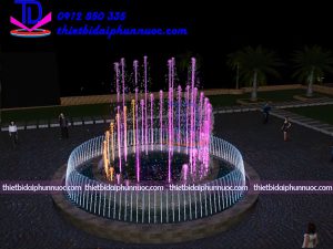 Thiết kế nhạc nước 3D cho quảng trường thành phố Huế 2
