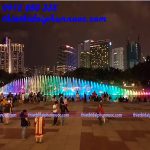 Lắp đặt đầu phun tia nước Single Jet cho nhạc nước