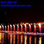 Lắp đặt thiết bị phun lửa cho đài phun nước