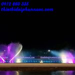 Lắp đặt vòi phun cánh chim cho nhạc nước