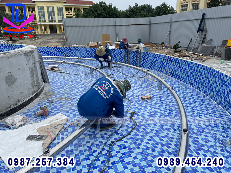 Đài phun nước trường Sĩ quan đặc công 2