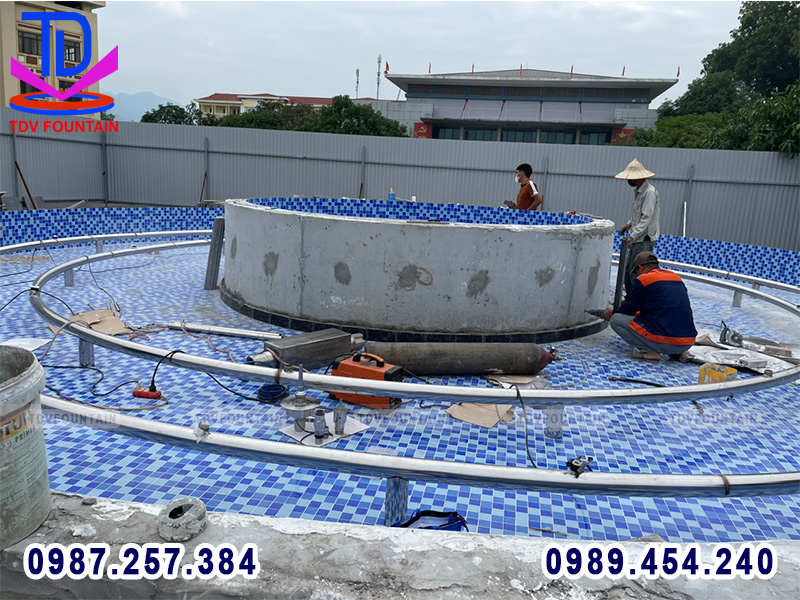 Đài phun nước trường Sĩ quan đặc công 3